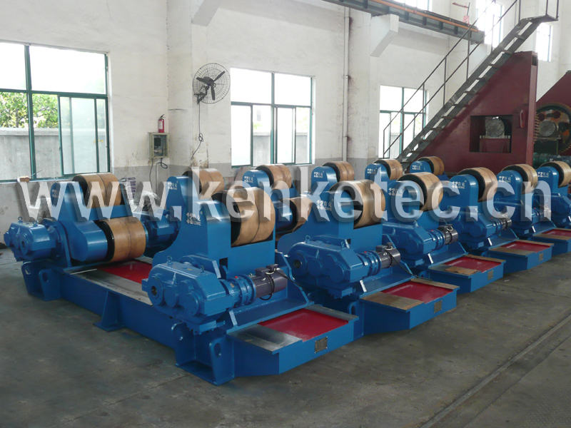 <b>自調（可調）式雙驅動焊接滾輪架</b>